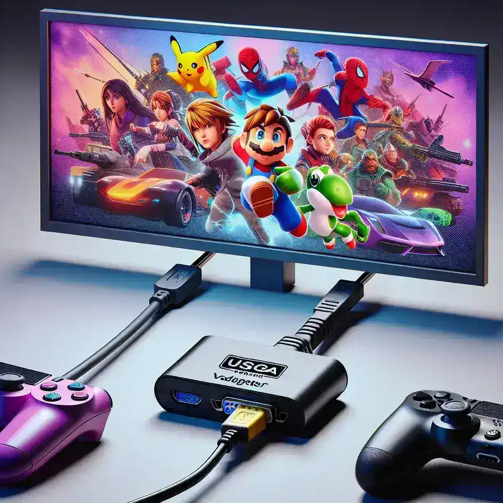 Do USB to VGA Adapters Work with Gaming Consoles?