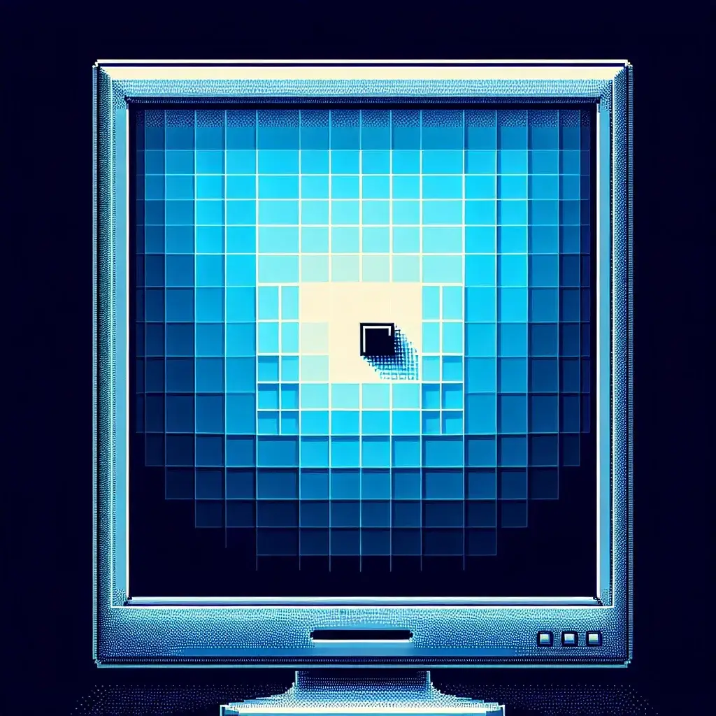 What is a dead pixel in an LCD monitor?